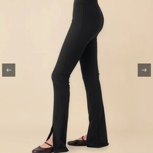 NYLORA Damien Ribbed Pants - Black - Size Small